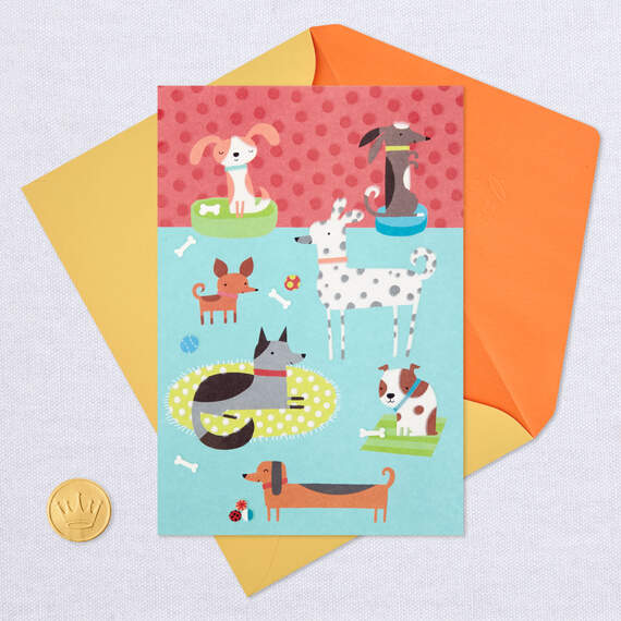 Dog Party Blank Card, , large image number 4