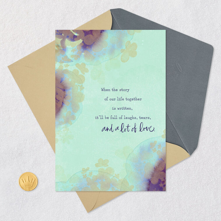 Our Story Is Full of a Lot of Love Anniversary Card, , large image number 5