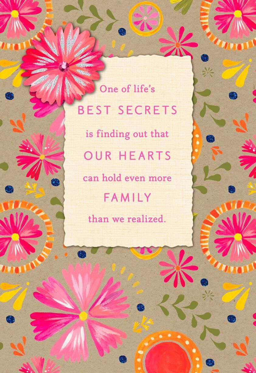 You're In My Heart, Stepmom Birthday Card