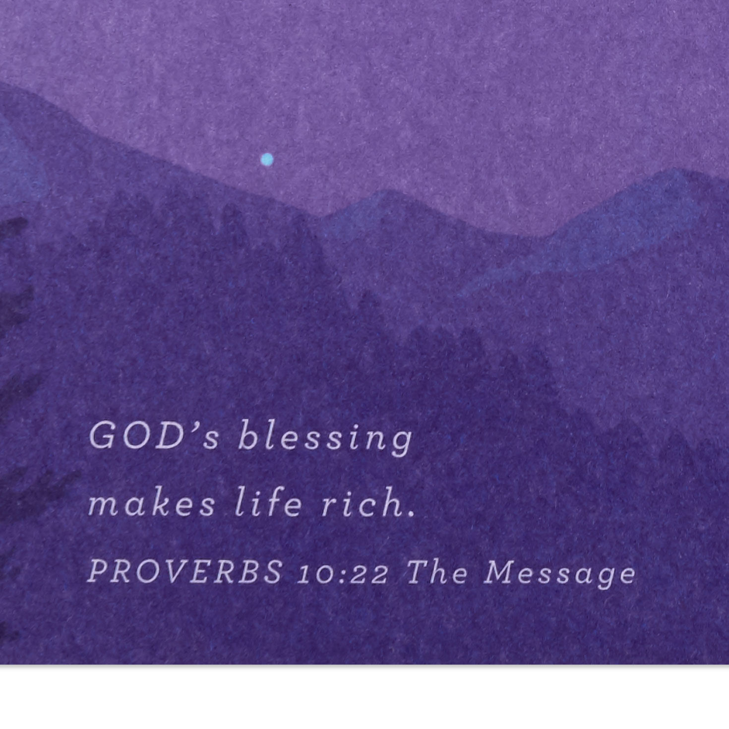 Campfire in Wooded Lake at Night Religious Anniversary Card  image number 3