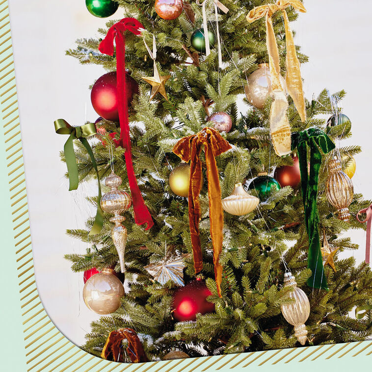 Festive Holiday Tree Daughter-in-Law Christmas Card Card Front Detail image number 4