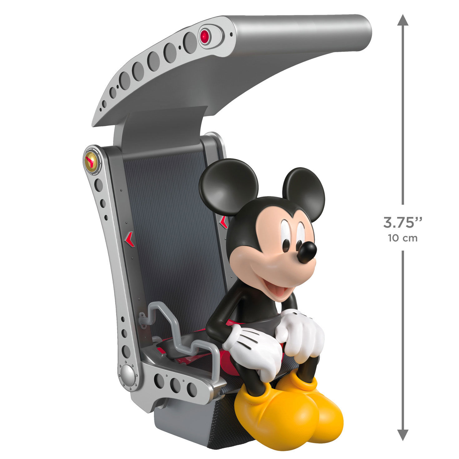 Mickey on Disney Soarin' Ride Keepsake Ornament measurement image number 3