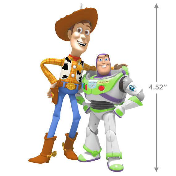 Disney/Pixar Toy Story Buzz Lightyear and Woody 25th Anniversary Ornament, , large image number 3