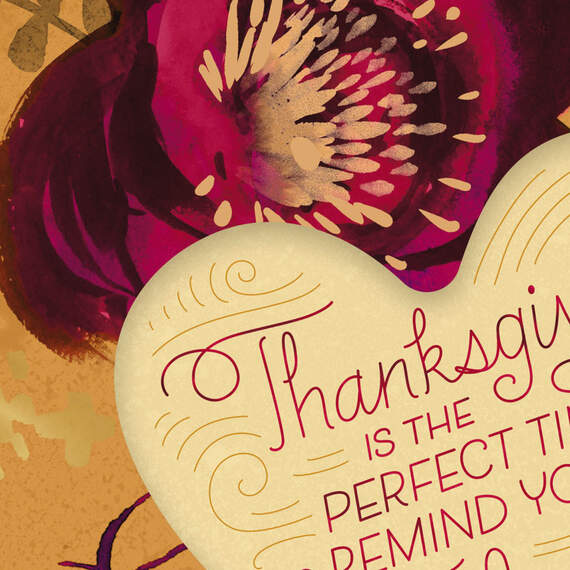 I Love You Thanksgiving Card for Wife, , large image number 4