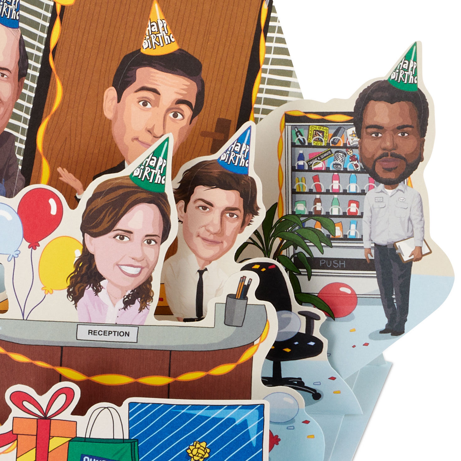 The Office The Party Planning Committee Funny Pop-Up Birthday Card With Sound, , large image number 5