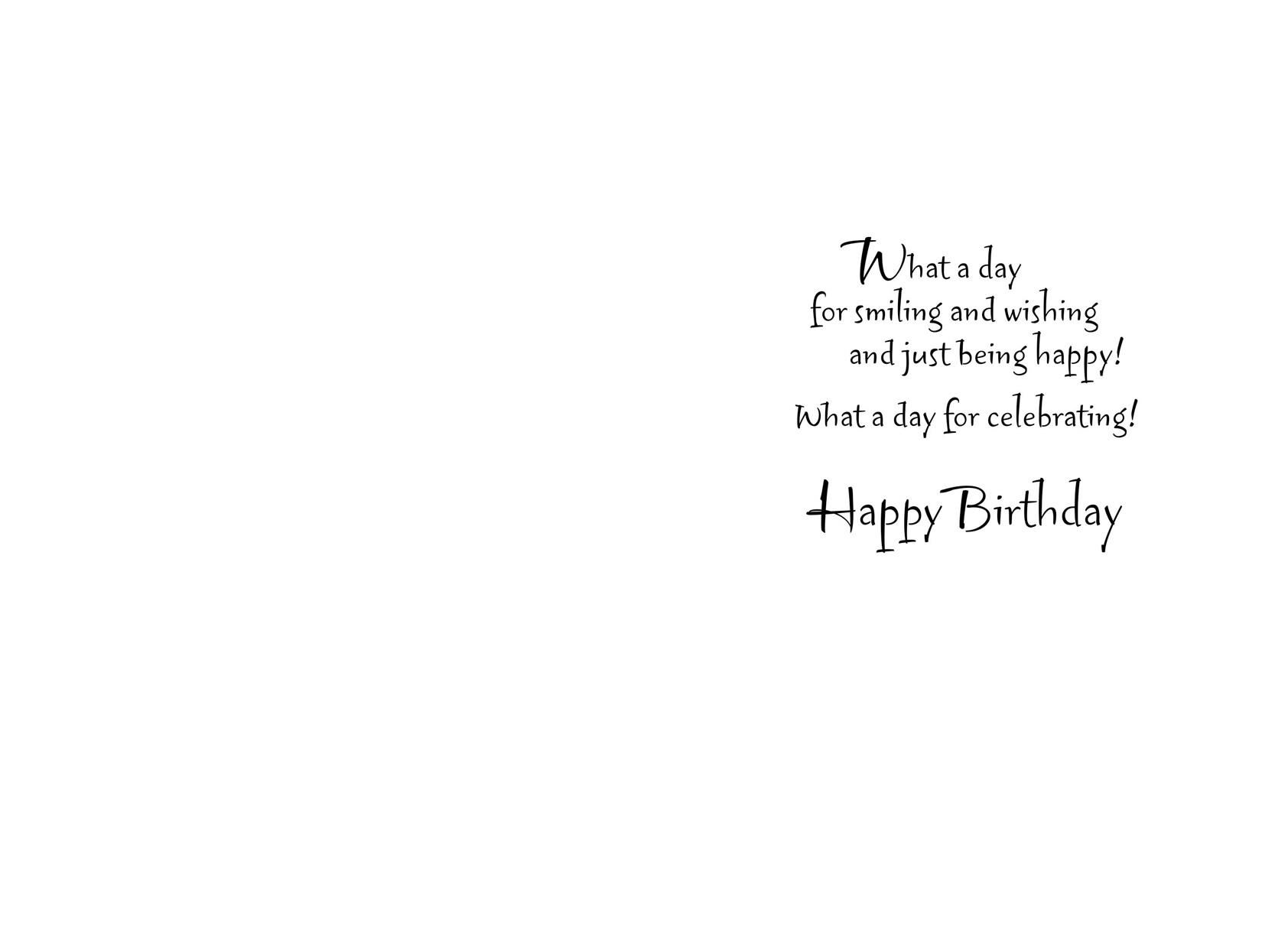 Blue Ginkgo Leaves on Gray With Foil Birthday Card