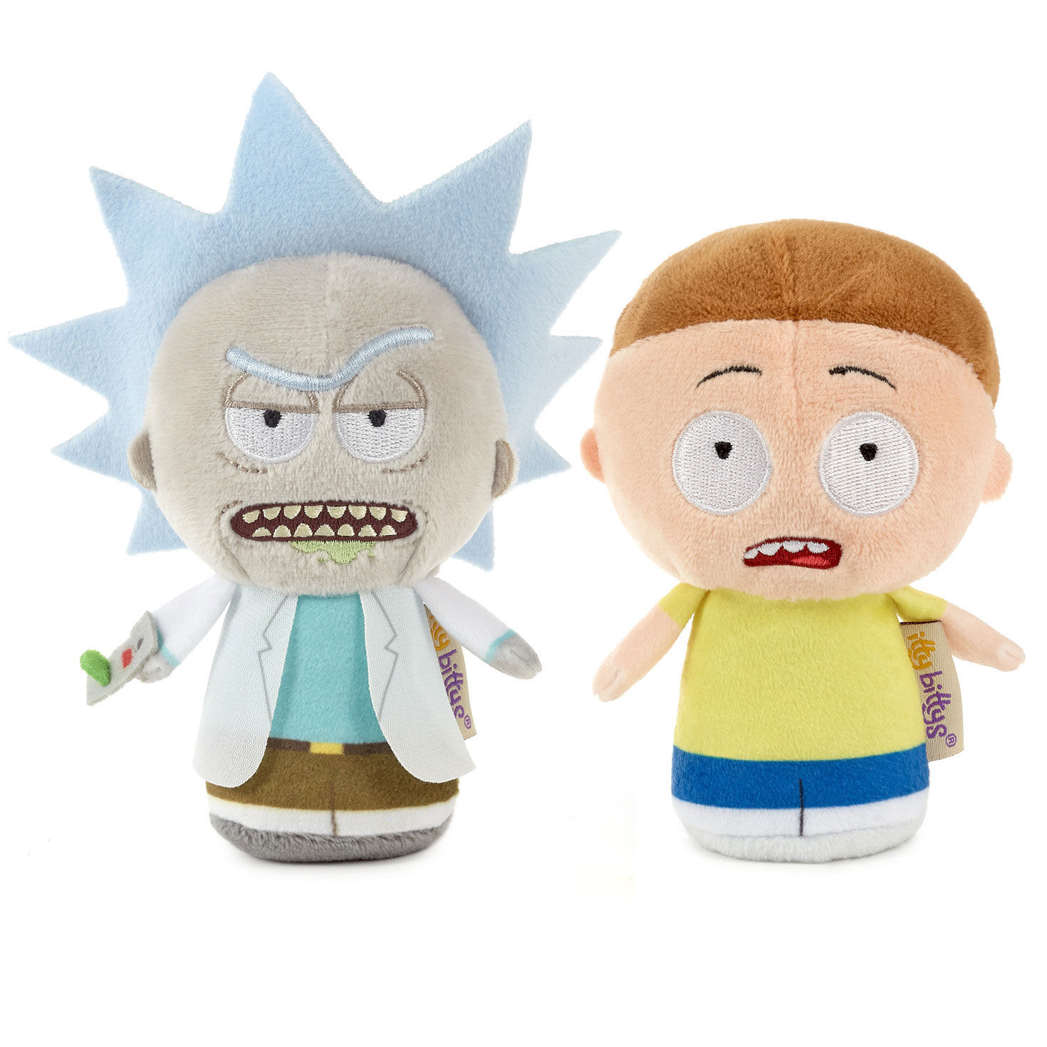 itty bittys Rick and Morty Plush Set of 2 itty bittys Hallmark
