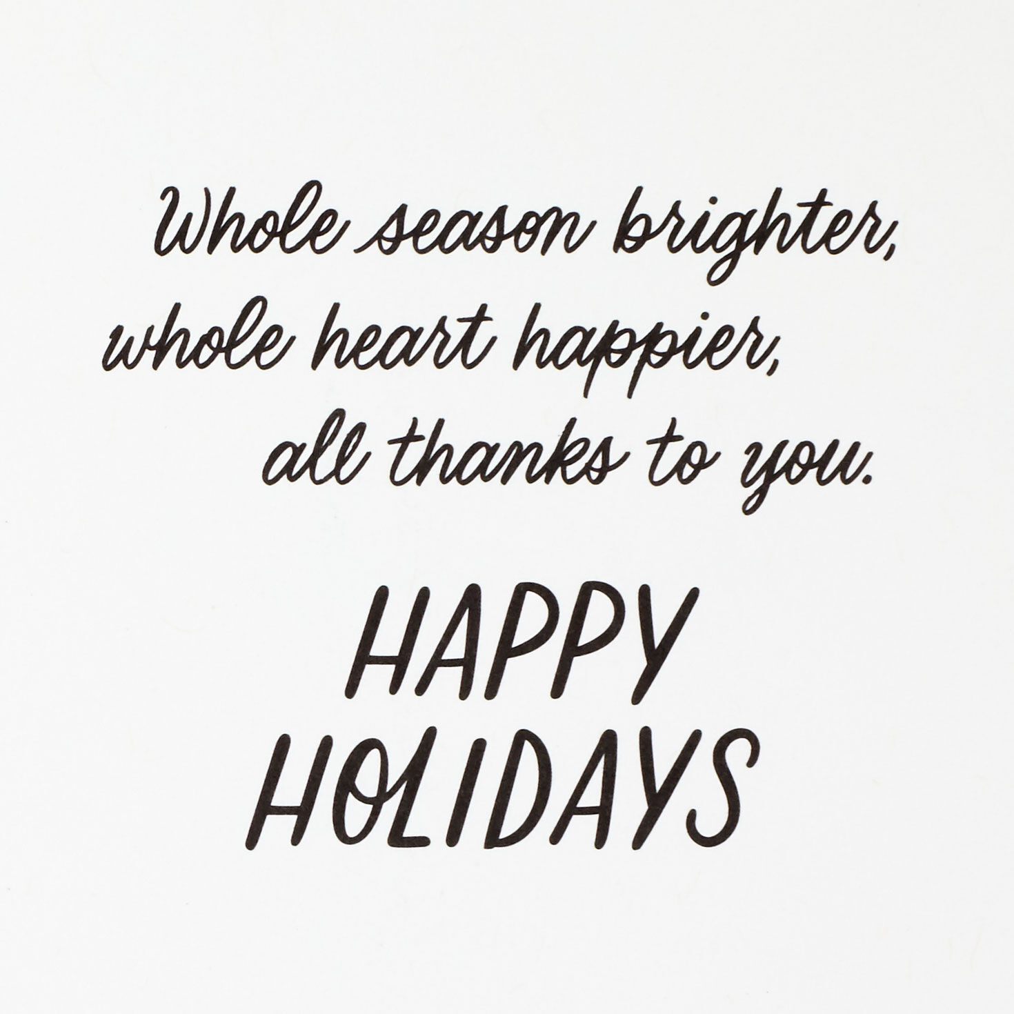 Thanks to You Christmas Cards Pack sentiments image number 3