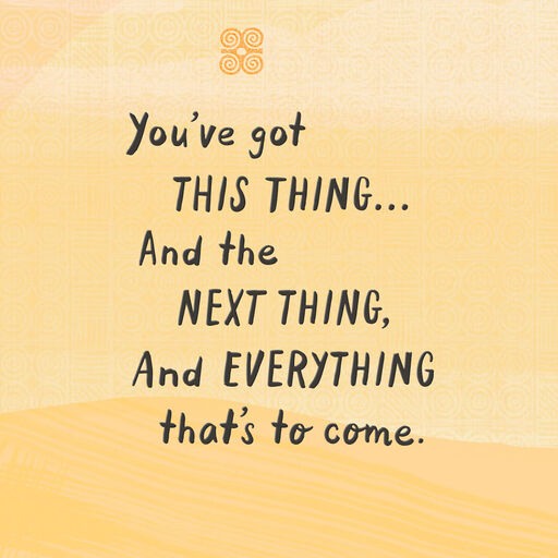 Rise Up, You Got This Card, 