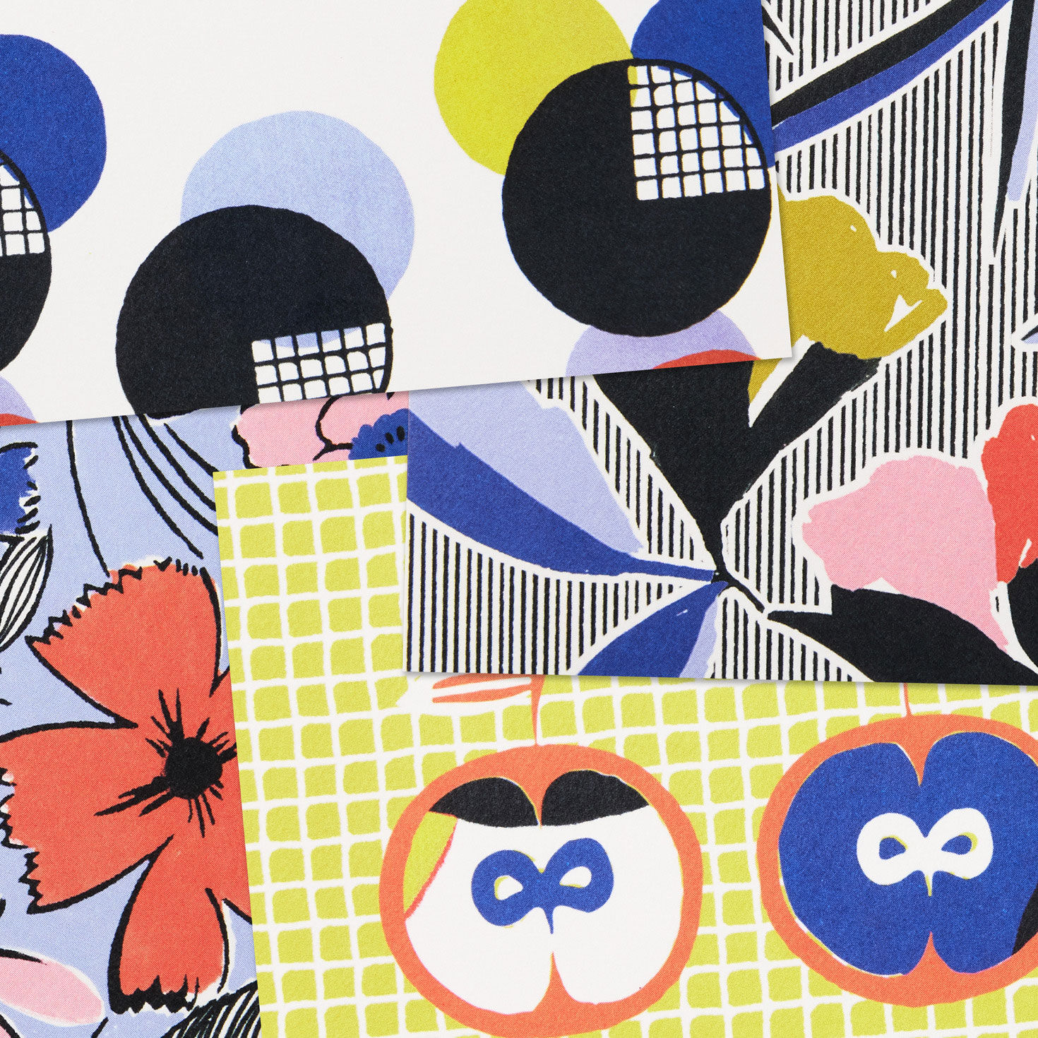 Purple Floral and Apple Boxed Blank Cards Assortment Cover Detail image number 5