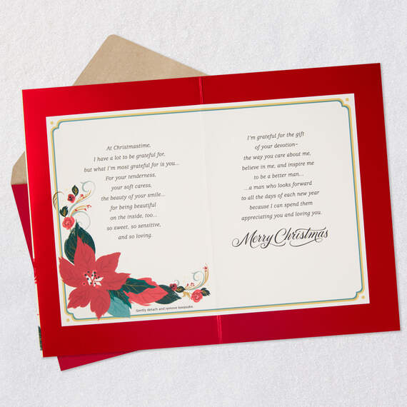 Your Love Inspires Me to Be a Better Man Christmas Card With Decoration, , large image number 4