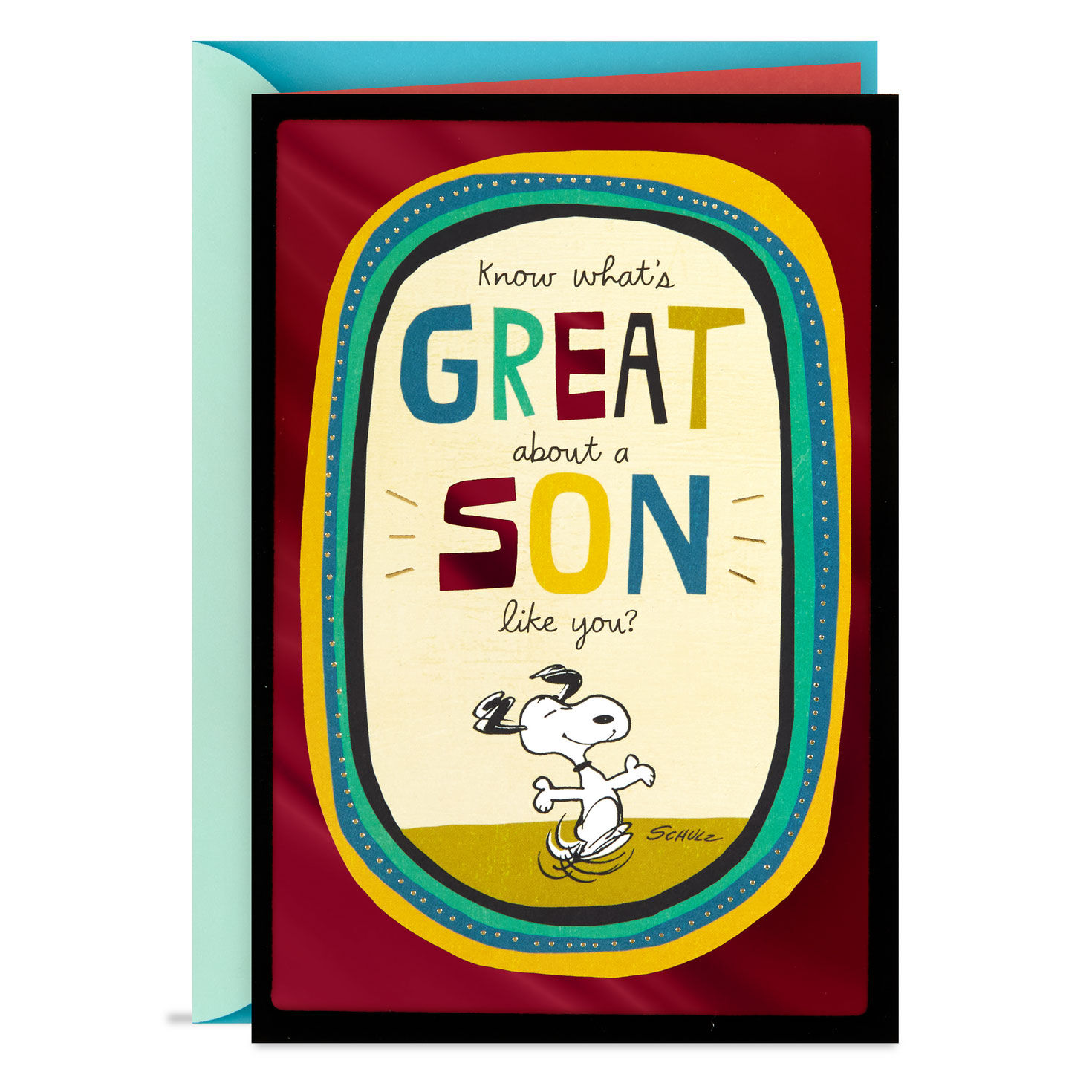 Peanuts® Dancing Snoopy Birthday Card for Son