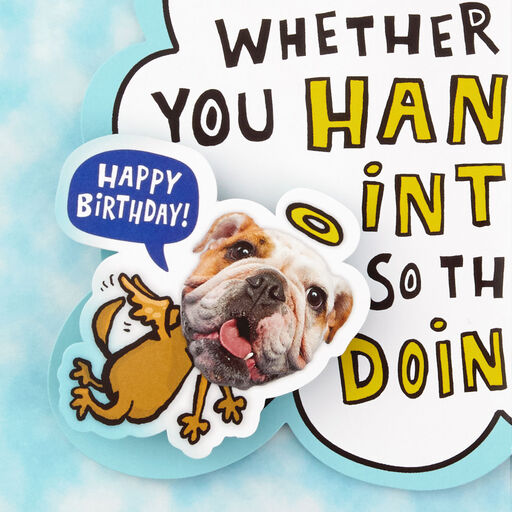 Hubbub in Heaven Pop-Up Birthday Card for Grandson, 