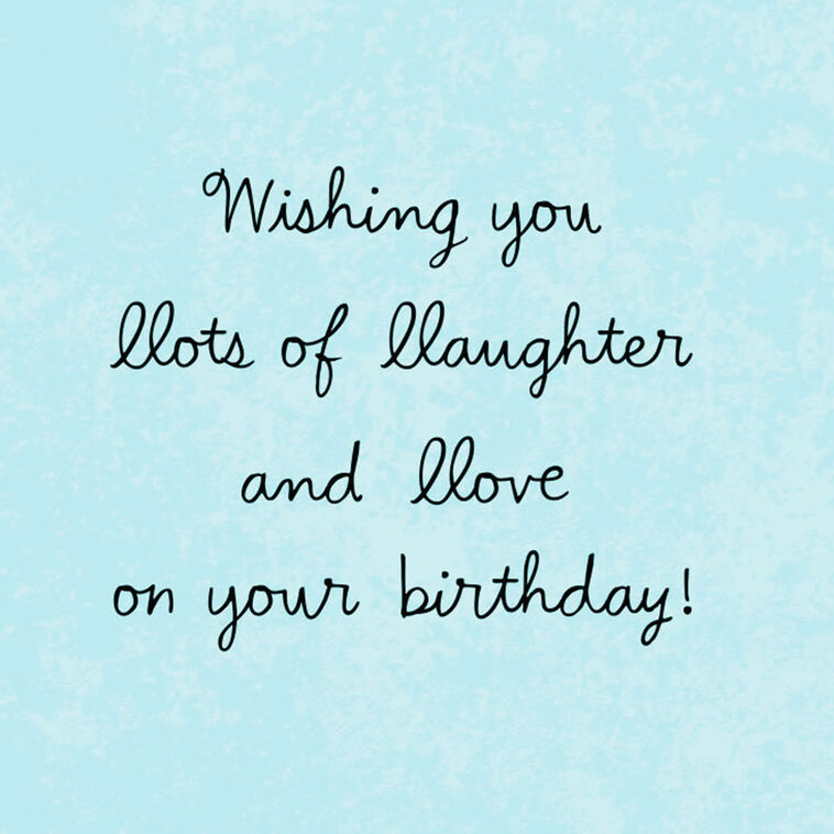 UNICEF Llama Love and Laughter Birthday Card, , large image number 2