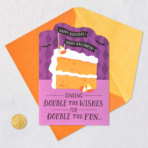 Double the Fun Halloween Birthday Card, , large image number 5