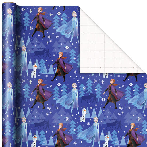 Disney Frozen Holiday Wrapping Paper, 30 sq. ft., 