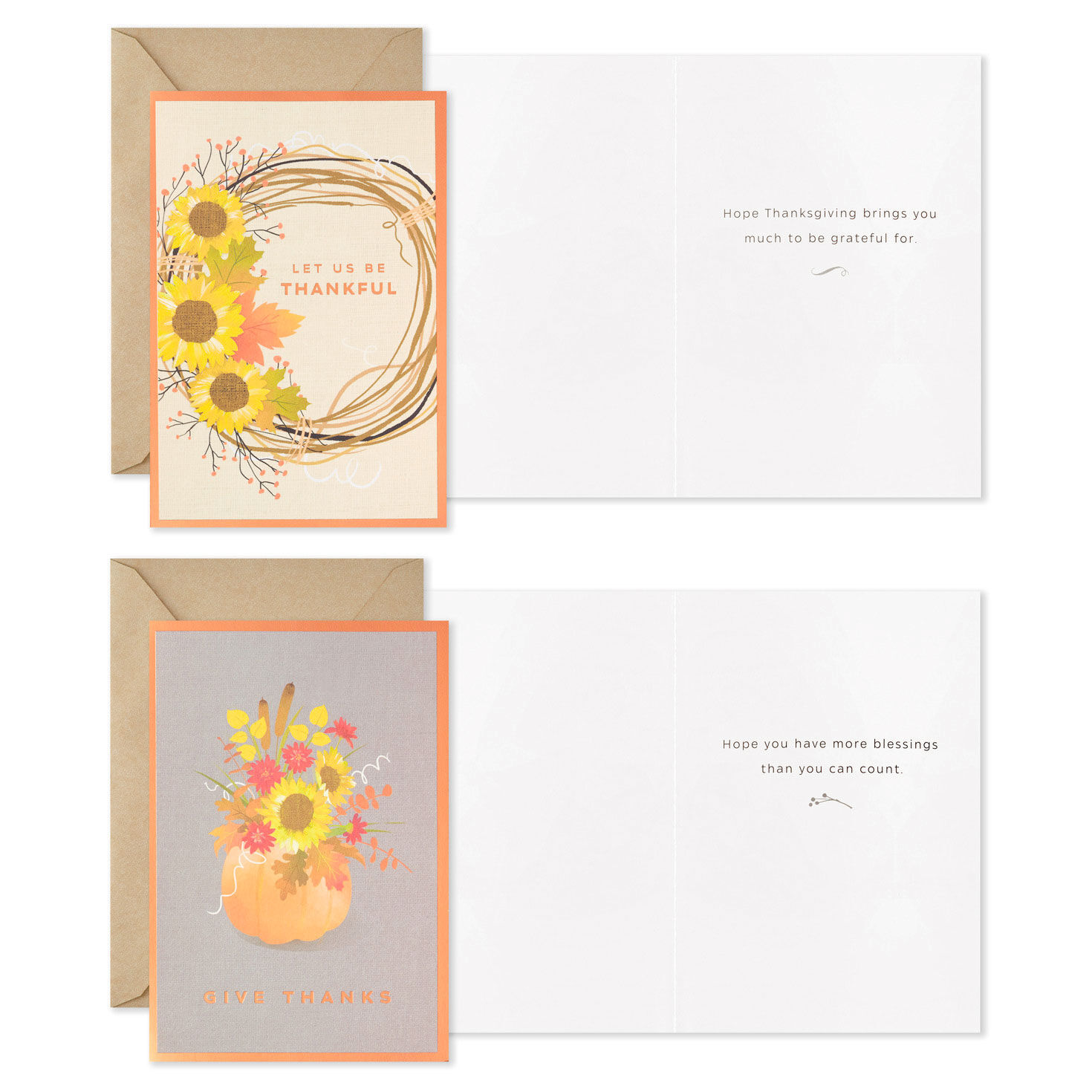 Autumn Botanicals Assorted Thanksgiving Cards, Pack of 36 for only USD 18.99 | Hallmark