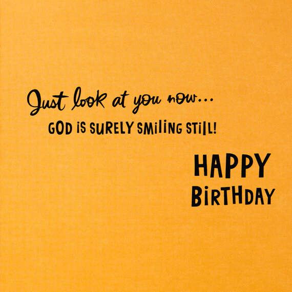 God Made a Masterpiece Religious Birthday Card, , large image number 2