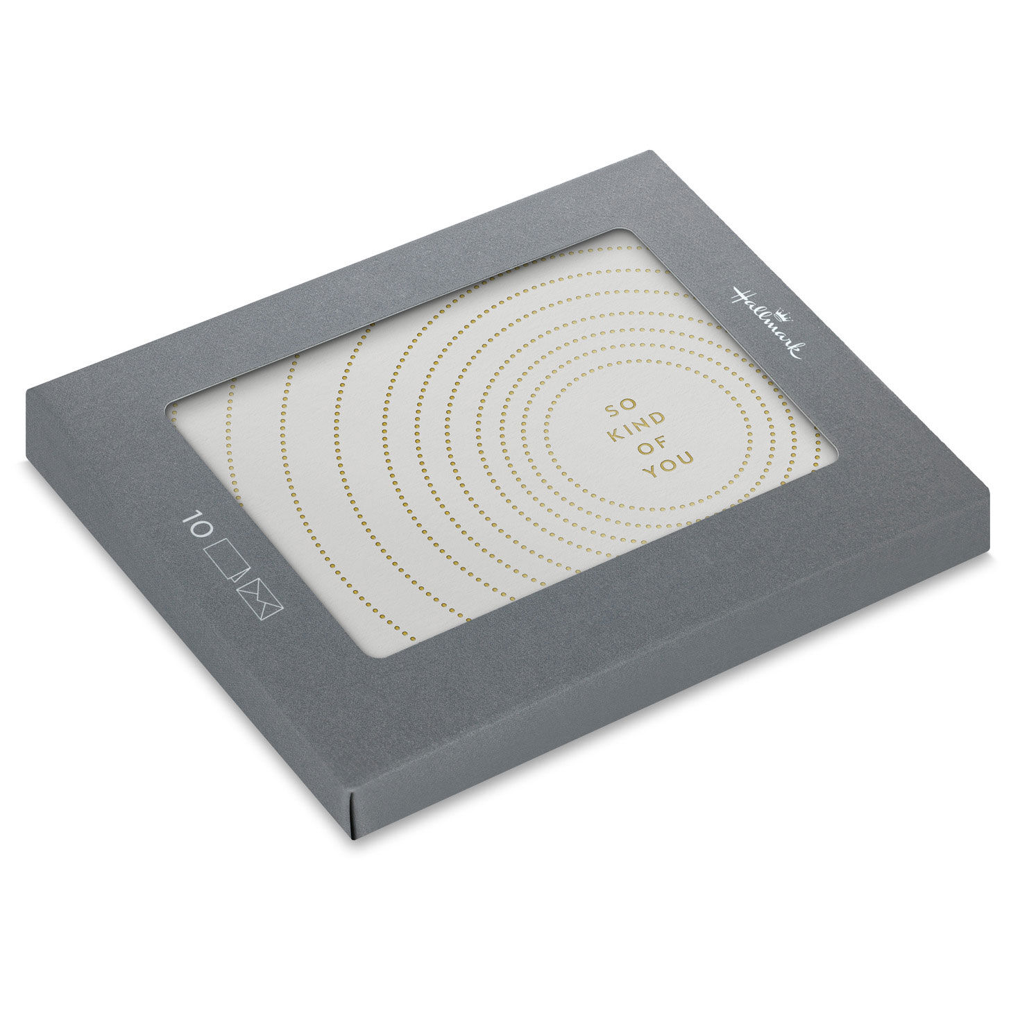 Concentric Circles So Kind of You Blank Thank You Notes, Pack of 10