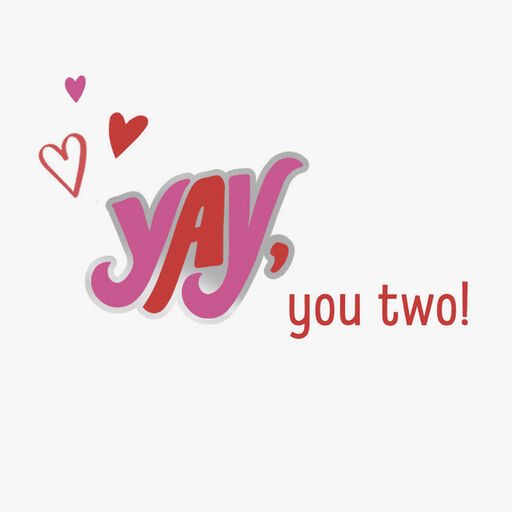 Yay Love Venmo Wedding Card, 