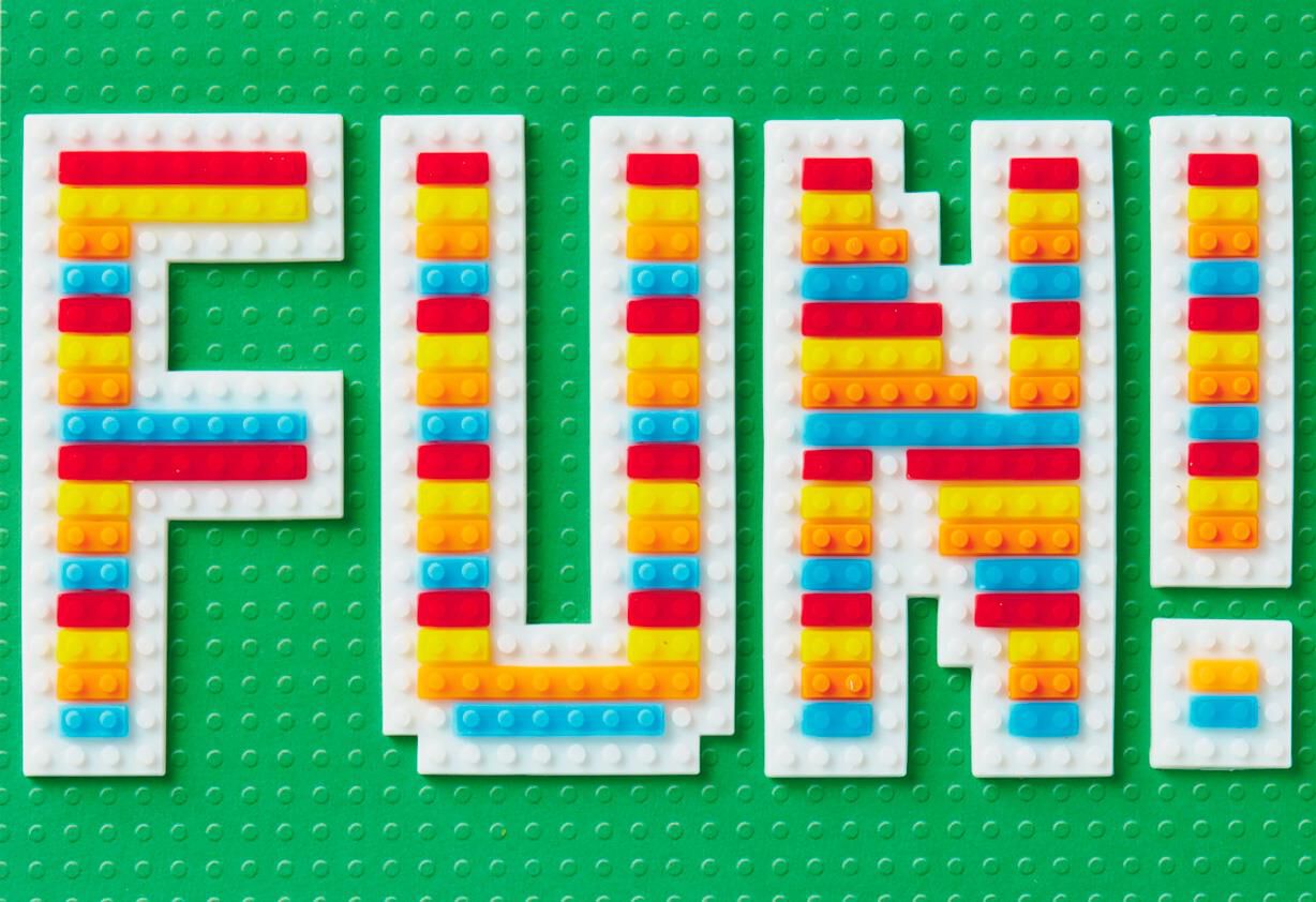 Fun with Building Blocks Birthday Card