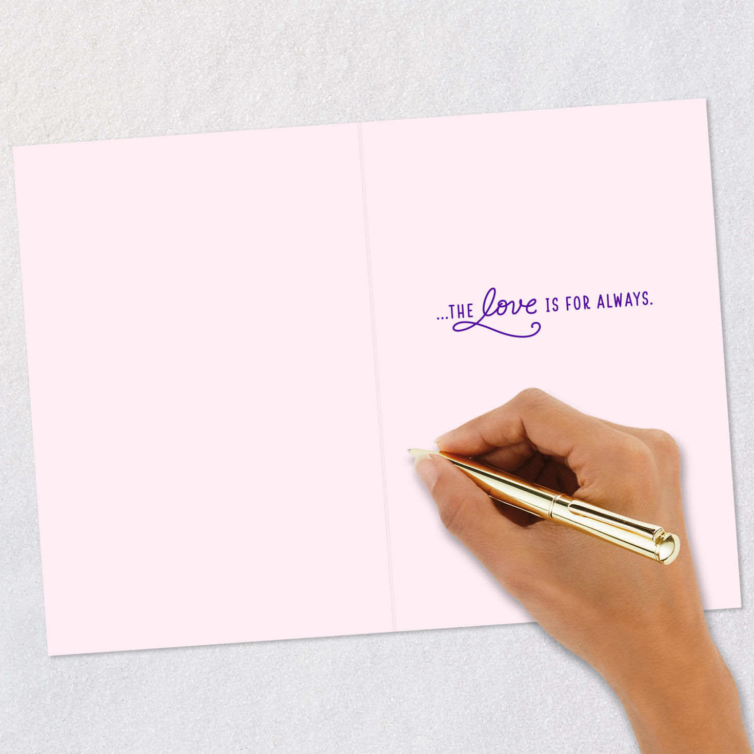 Painted Purple Flowers Mother's Day Card  image number 6