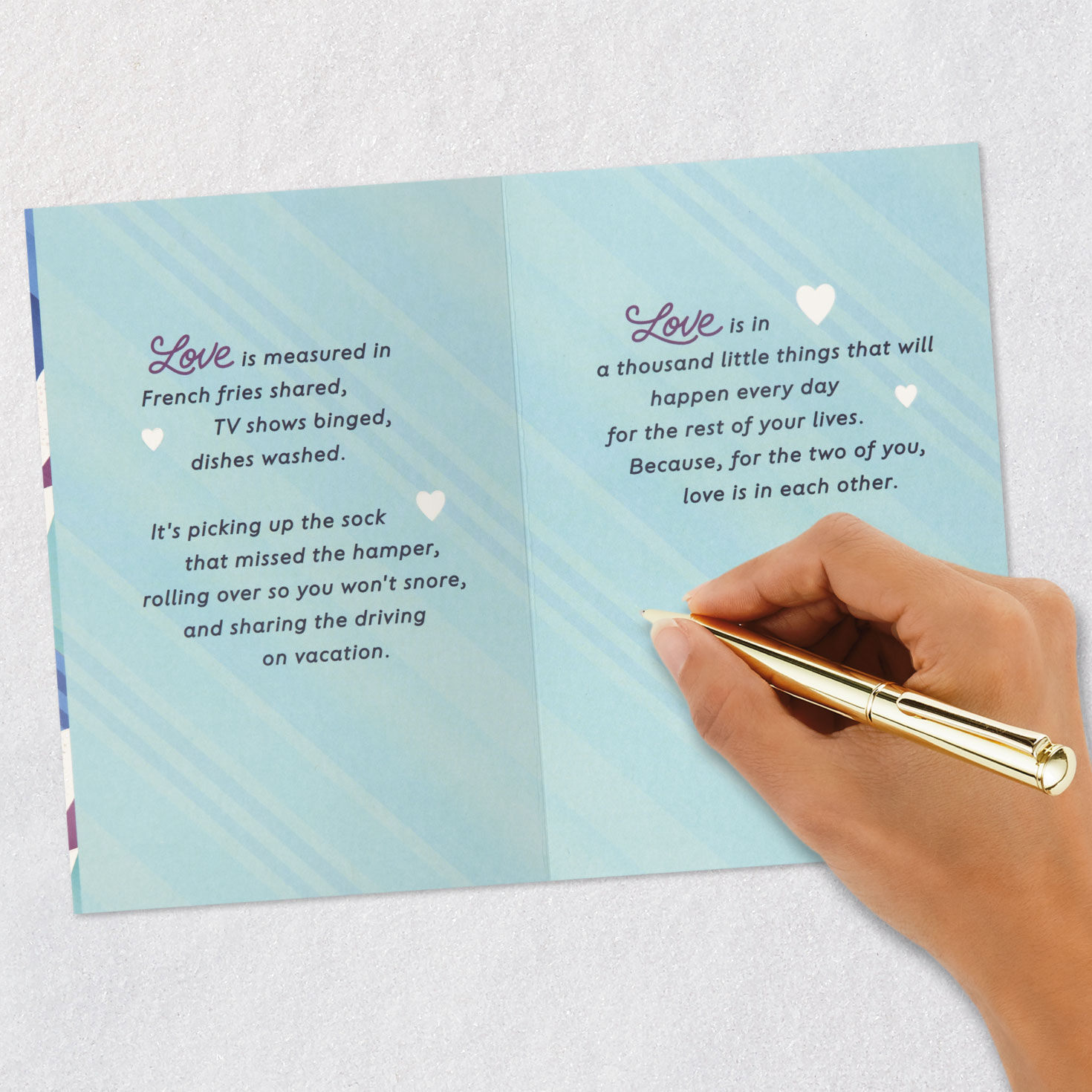 Love Is in Each Other Anniversary Card for Couple, , large image number 7