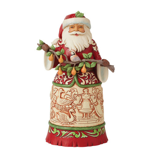 Jim Shore Twelve Days Worldwide Event Santa Figurine, 9.33", 