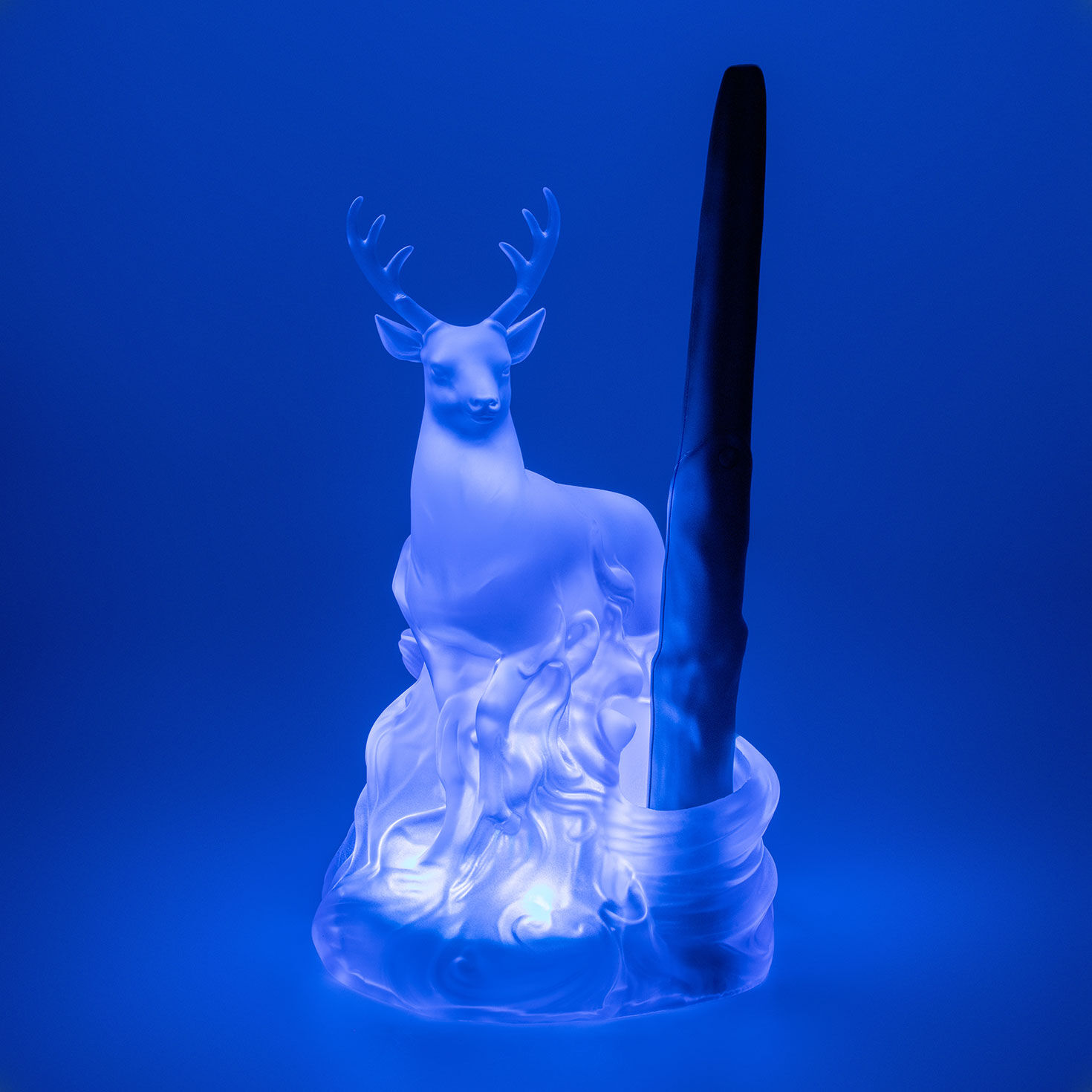 Harry Potter Stag Patronus Light With Wand Remote in use image number 4