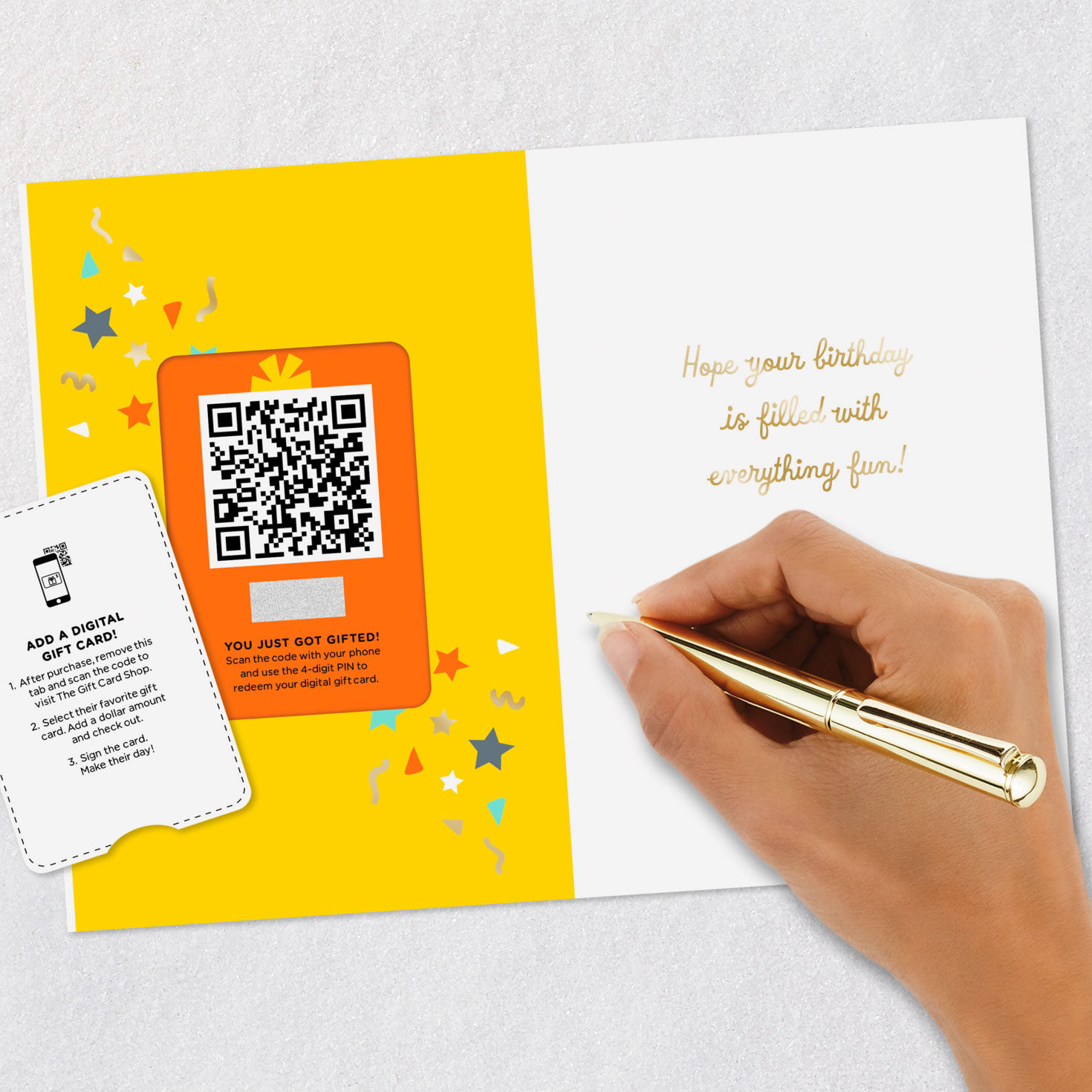 Filled With Fun Gift Card Greeting Funny Birthday Card, , large image number 9