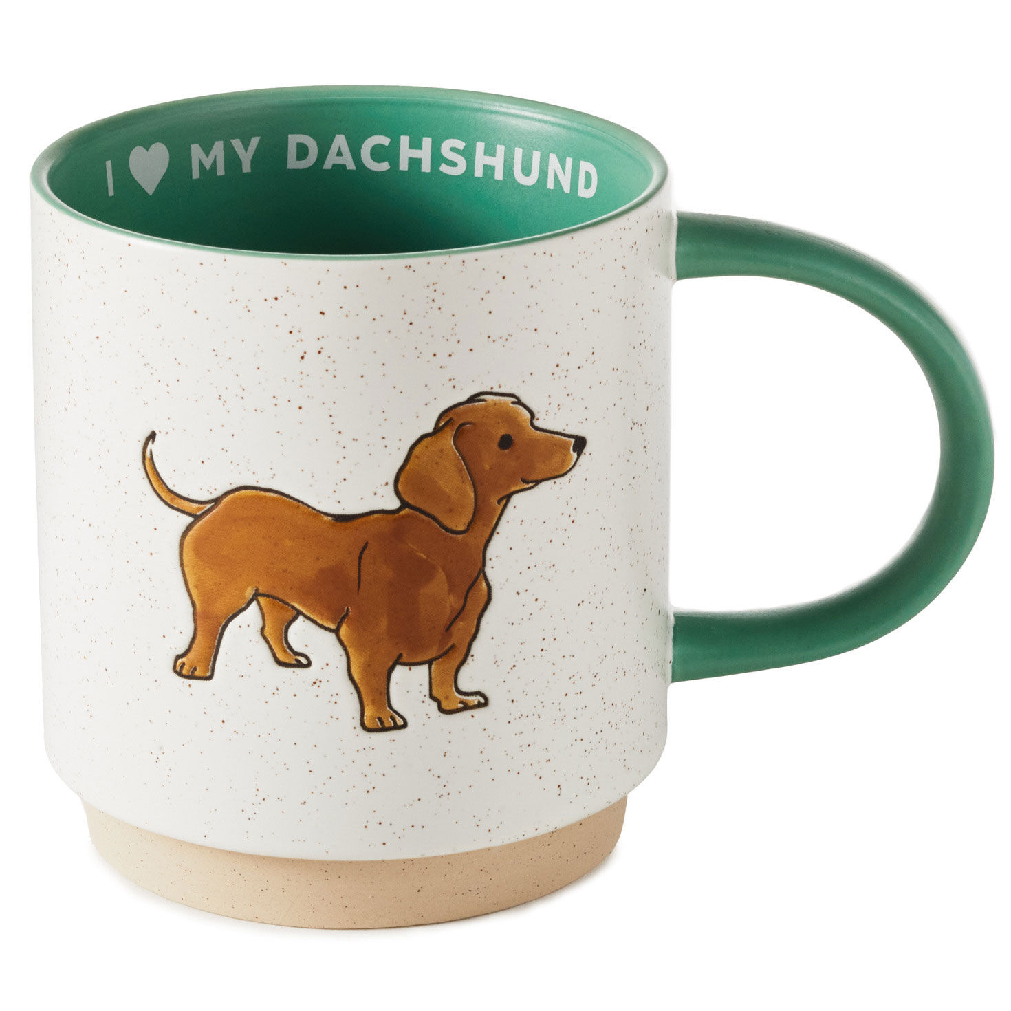I Heart My Dachshund Mug, 16 oz.