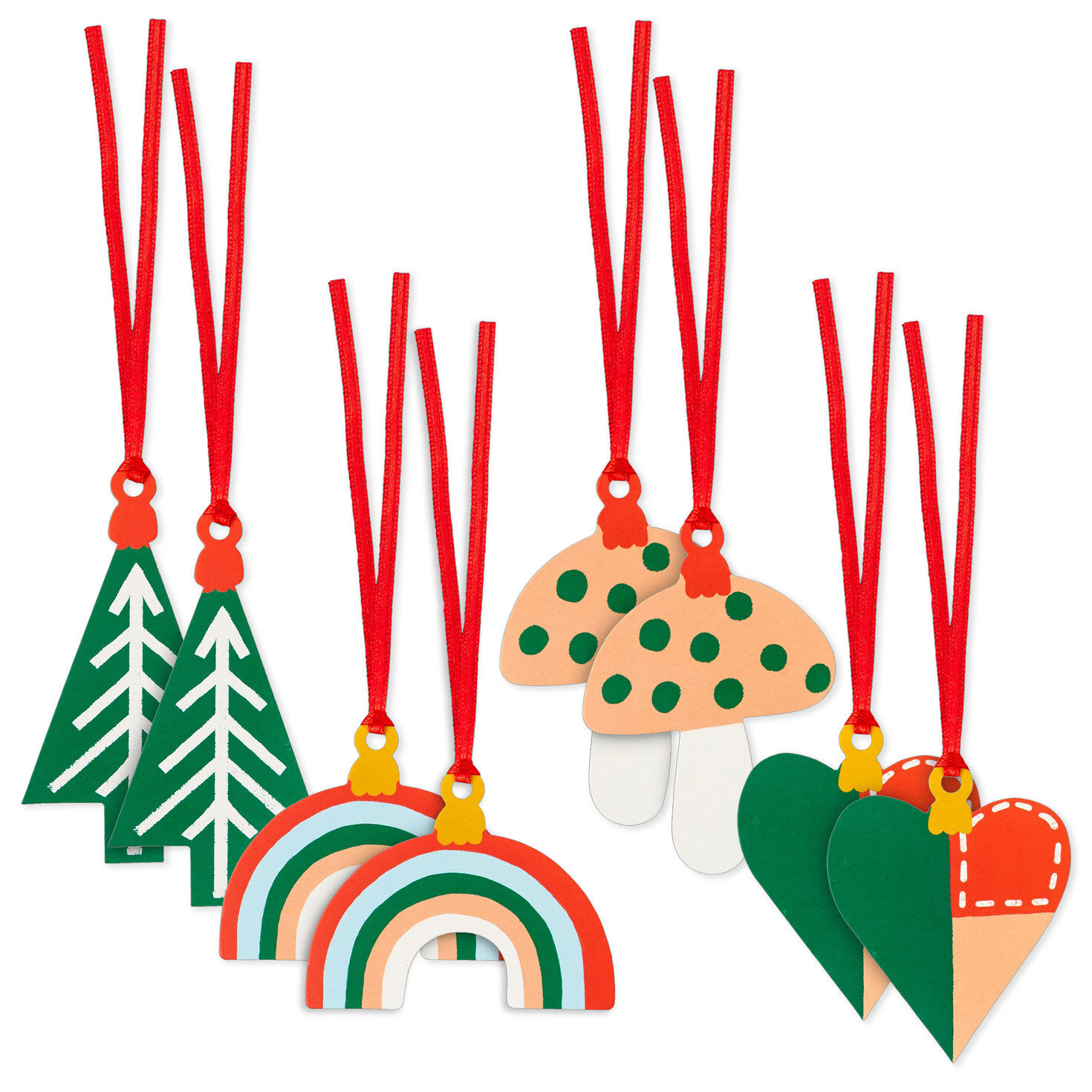 Cute and Crafty 8-Pack Assorted Christmas Gift Tags