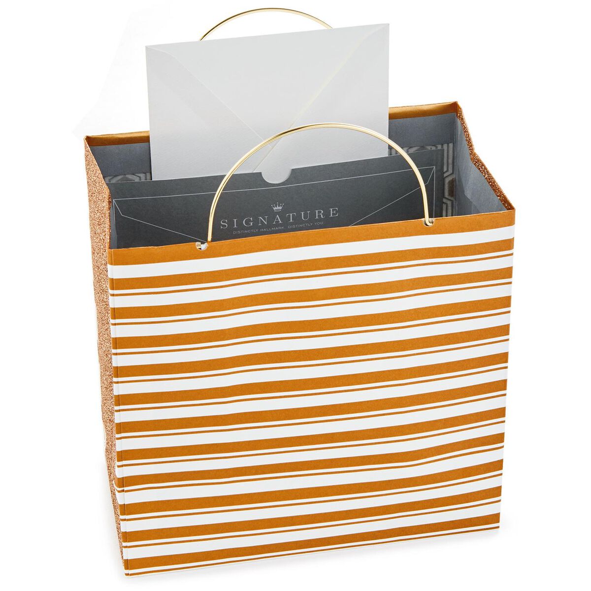 Geometric Medium Square Gift Bag, 7.75" Gift Bags Hallmark