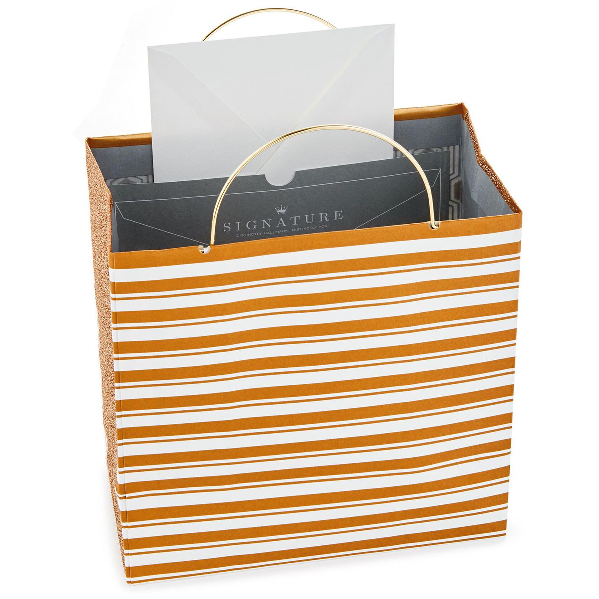 Geometric Medium Square Gift Bag, 7.75" Gift Bags Hallmark