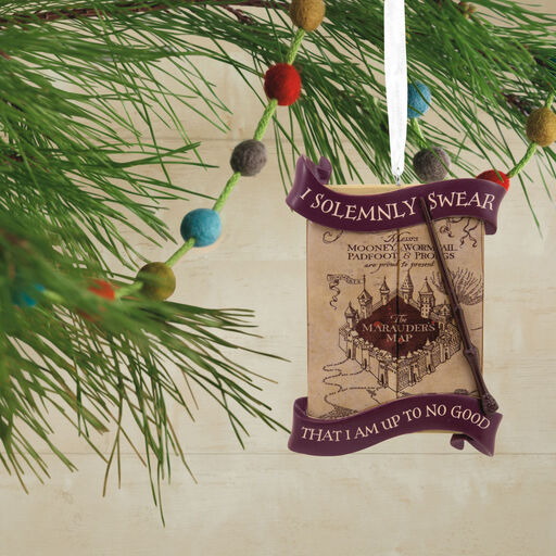 Harry Potter™ Marauder's Map™ Hallmark Ornament, 
