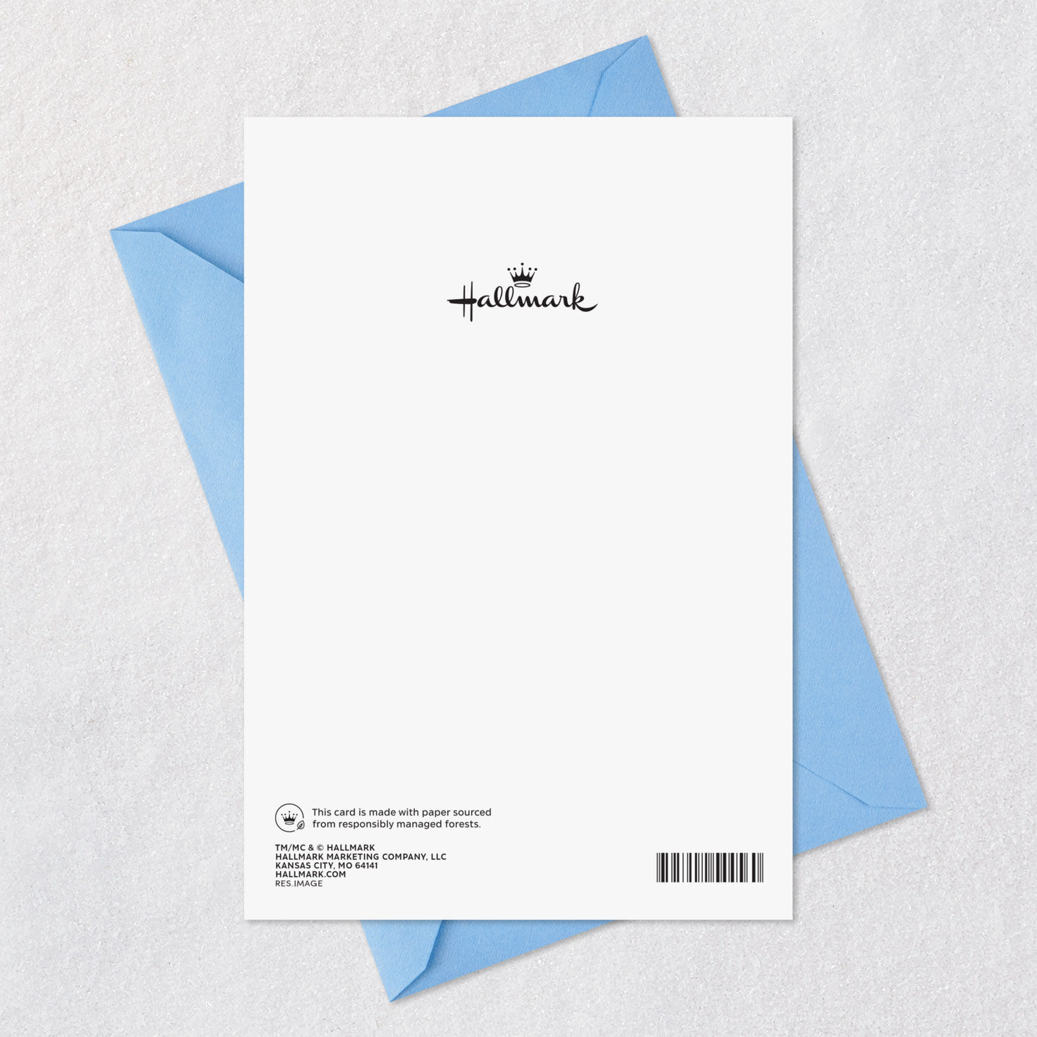 Dad of the Year Lettering 99-cent Father's Day Card Card Back with Envelope image number 7