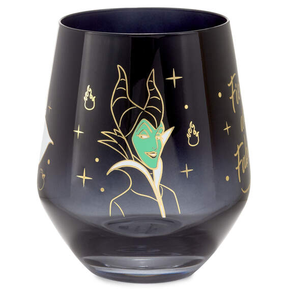 Disney Villains Fierce and Fabulous Stemless Wine Glass, 16 oz., , large image number 4