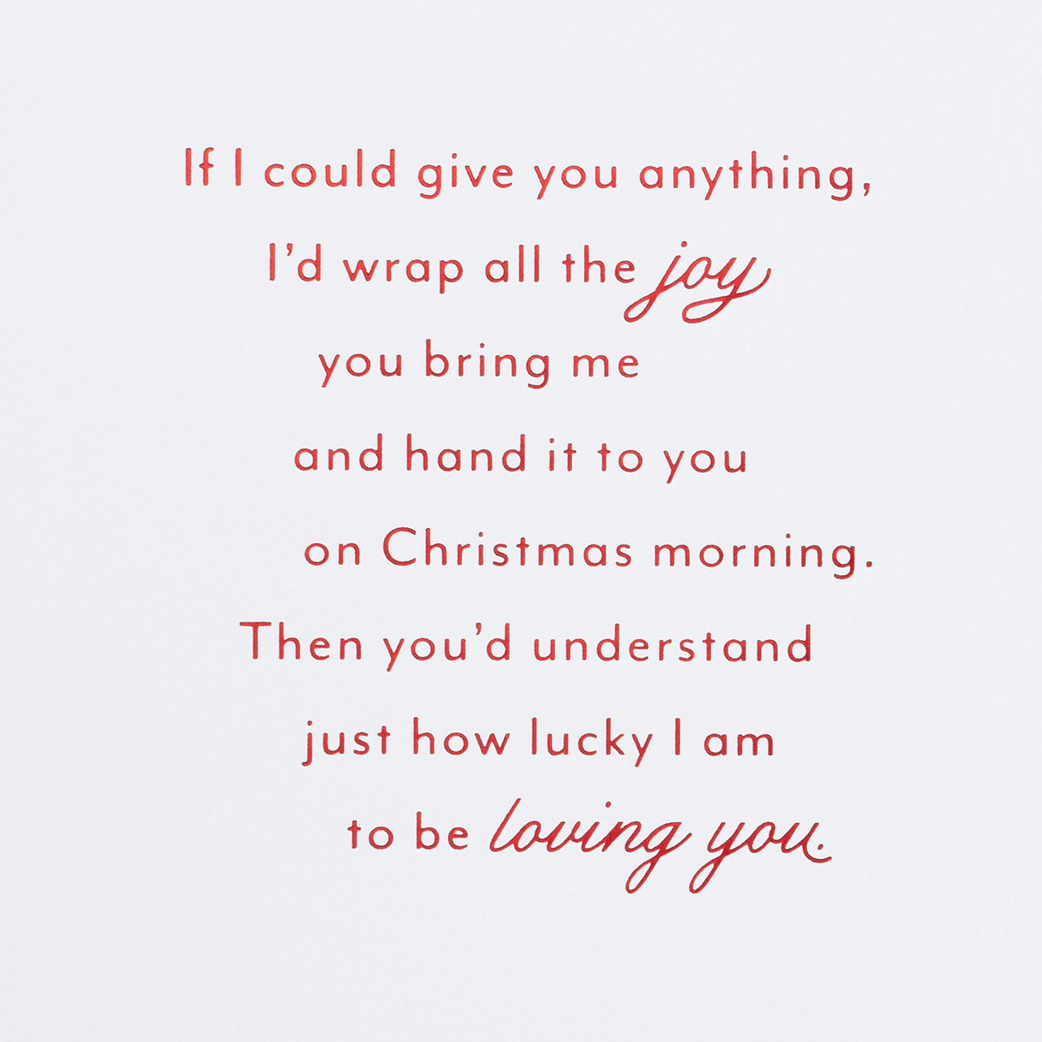 Pink Poinsettia Christmas Card for Wife Sentiment image number 2