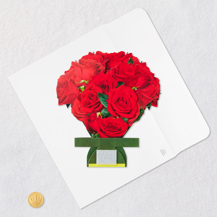 Build-a-Bouquet Red Roses Pop-Up Paper Flowers, Red Roses, large image number 7