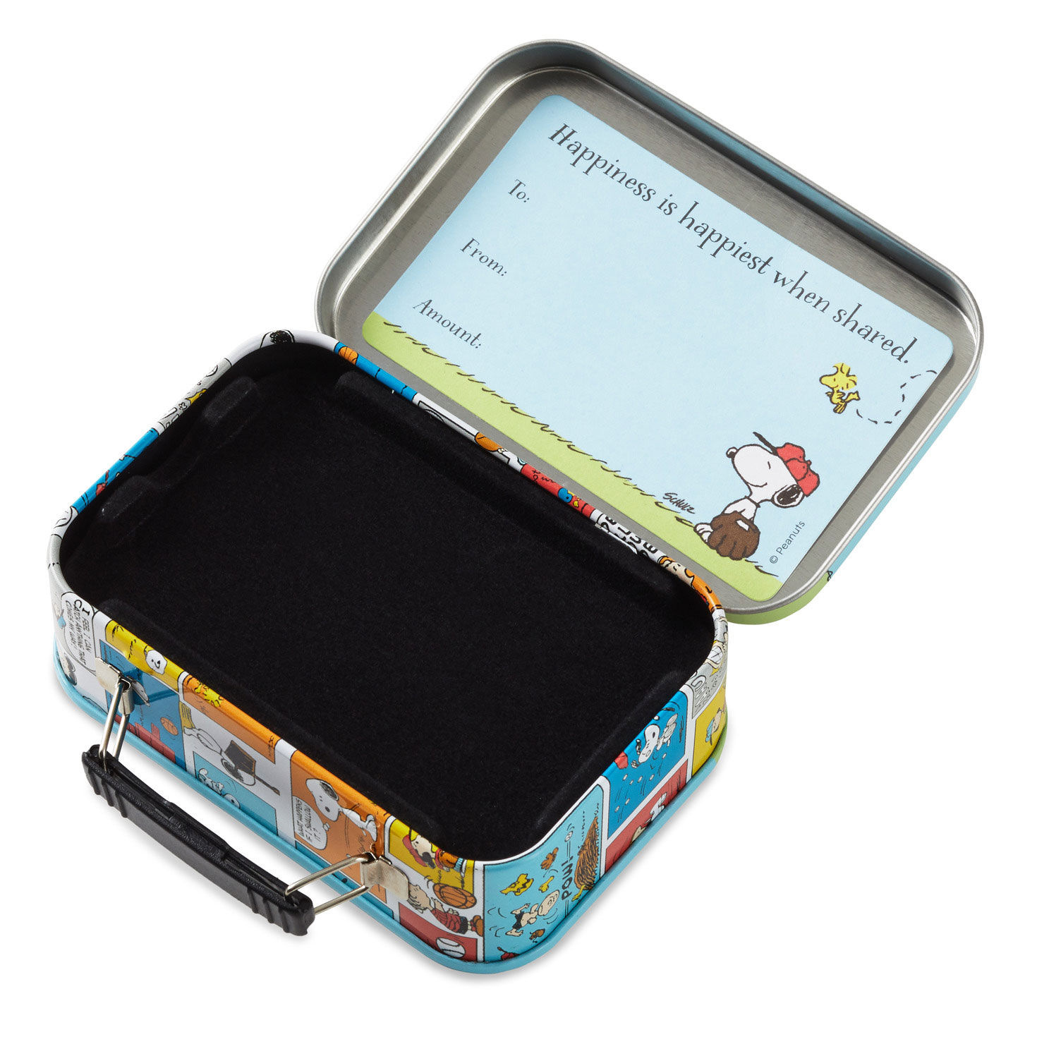 2.5" Peanuts® Gang Baseball Tin Gift Card Holder Box for only USD 7.99 | Hallmark