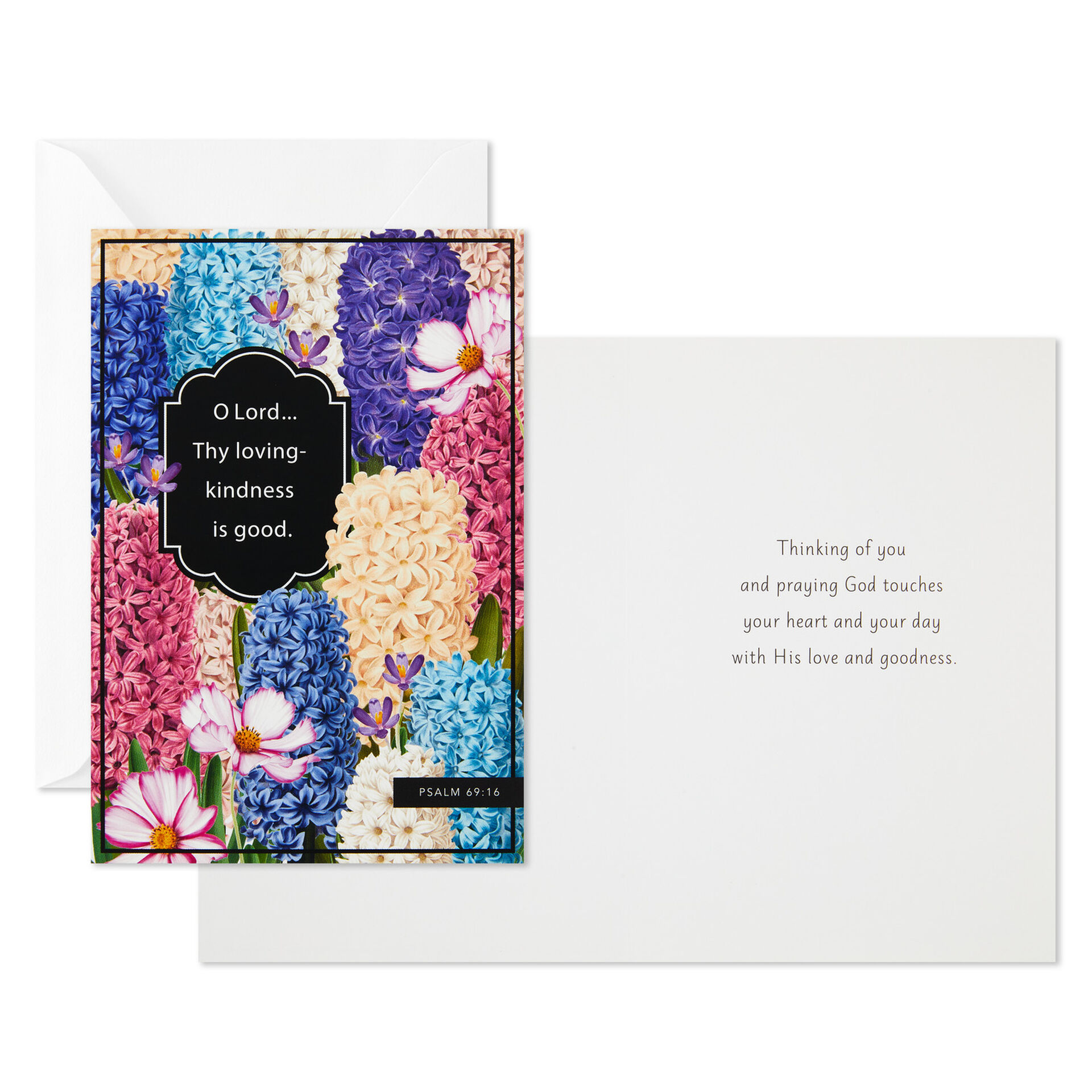 Floral Assorted Religious Thinking of You Cards, Box of 12  Boxed