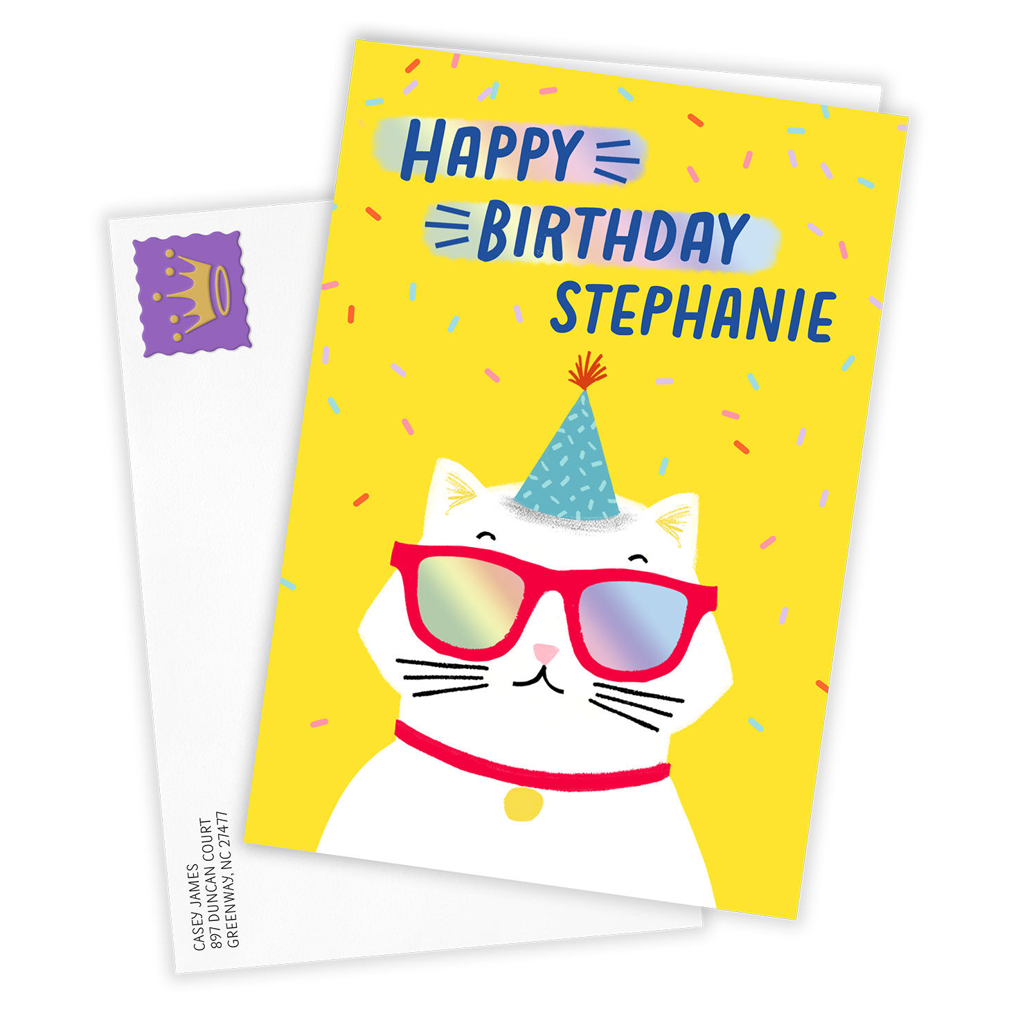 Fun Party Cat Custom Birthday Card for only USD 4.99 | Hallmark