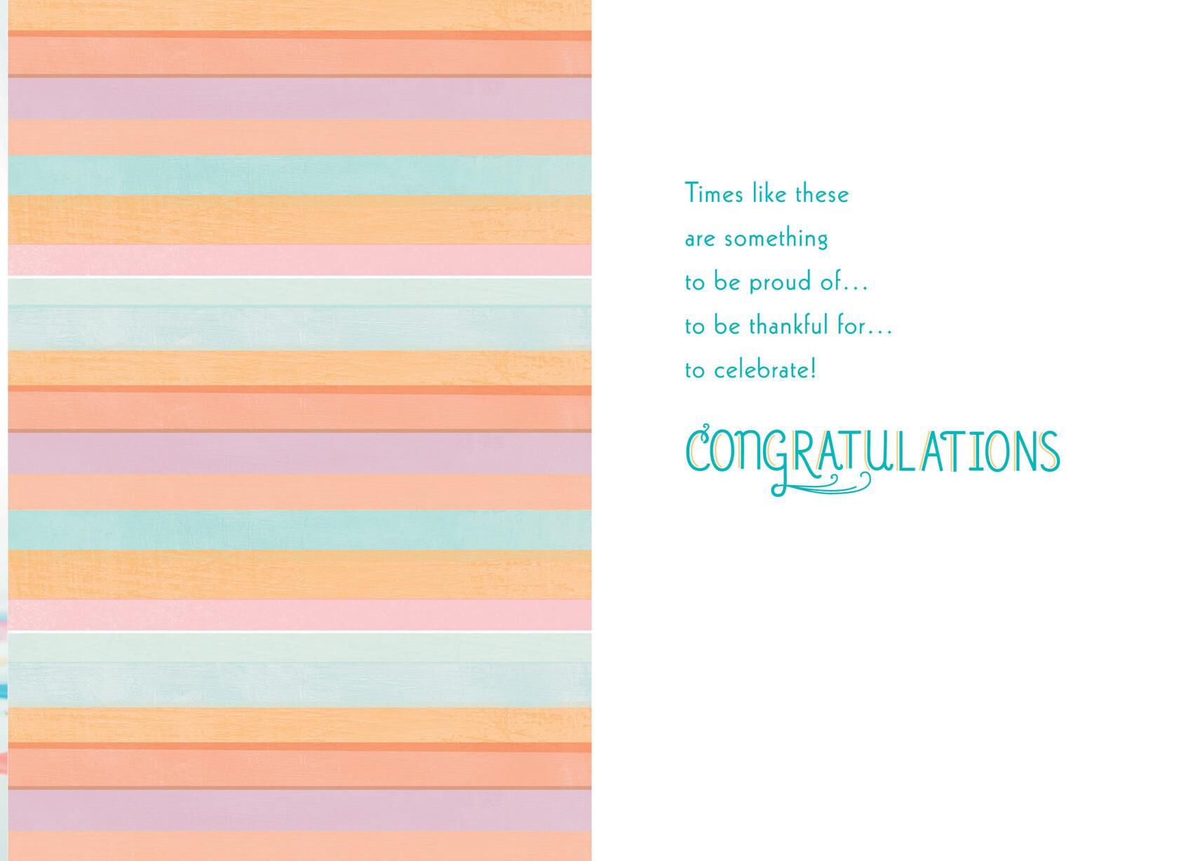 Confetti Celebration Religious Congratulations Card