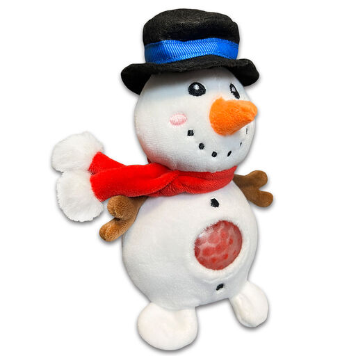 Jellyroos Powder the Snowman Squeezable Plush Toy, 