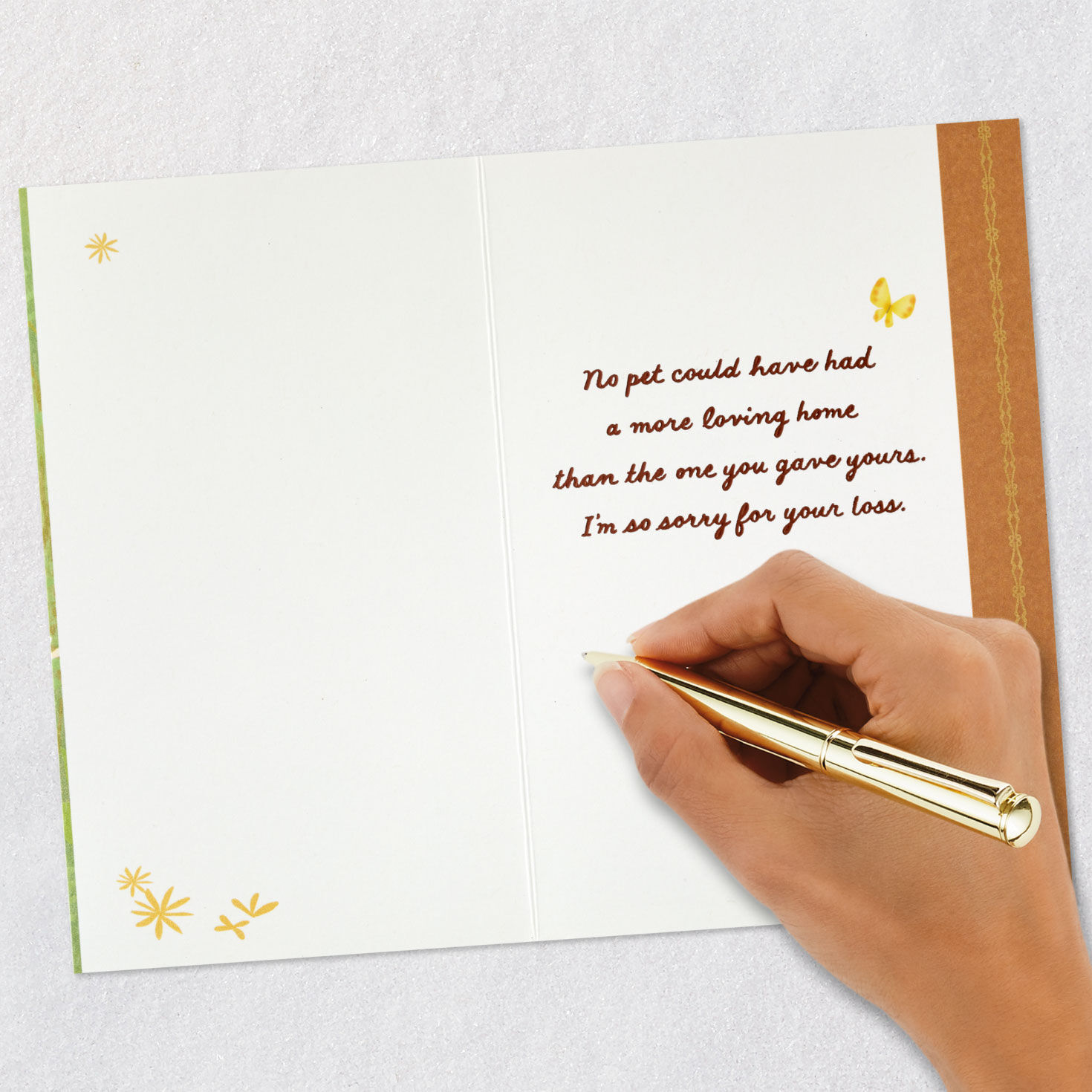 Birds in Nature Sympathy Card for Loss of Dog  image number 6