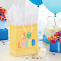 9.6" Pastel Lettering on Yellow Medium Gift Bag, , large image number 2
