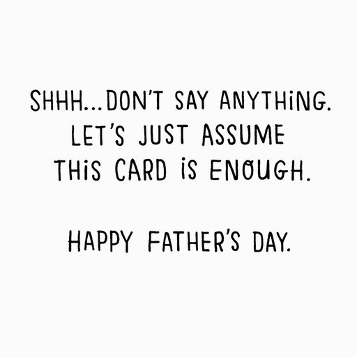 How Can I Ever Repay You Funny Father's Day Card, 
