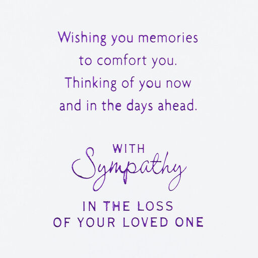 Marjolein Bastin Bouquet of Memories Sympathy Card, 