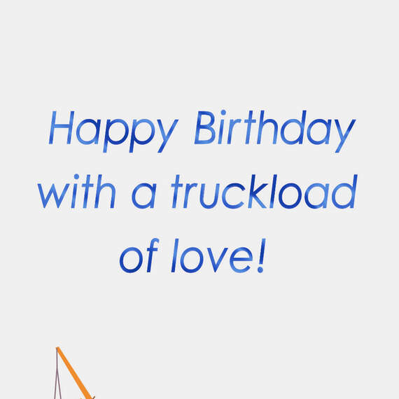 Truckload of Love Birthday Card for Grandson, , large image number 2