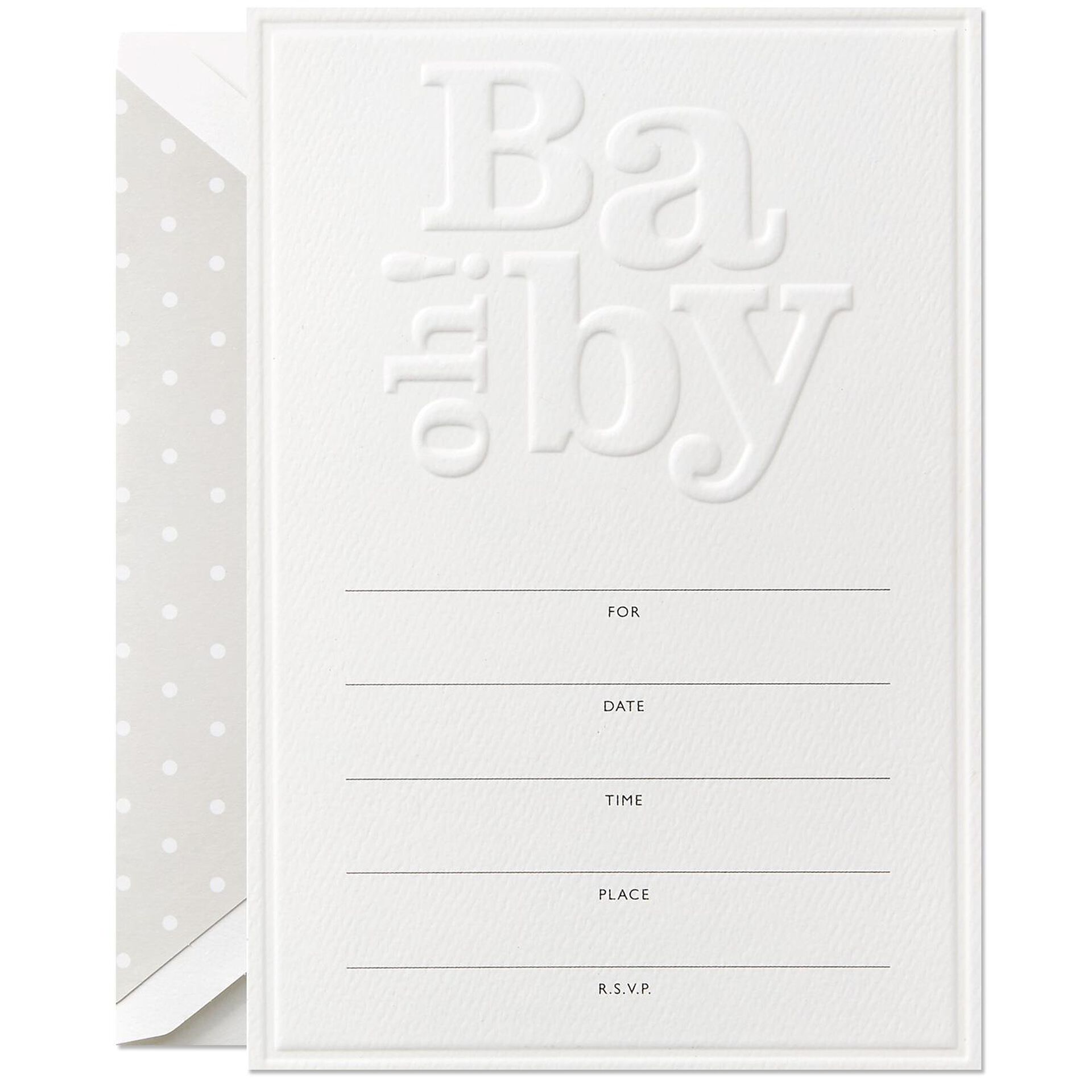 Oh Baby Shower Invitation Box Of 12 Invitations Hallmark